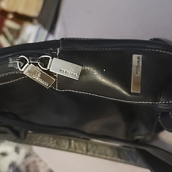 PERLINA NEW YORK BLACK BACKPACK- 8 X 10 X 3 - Picture 9 of 9